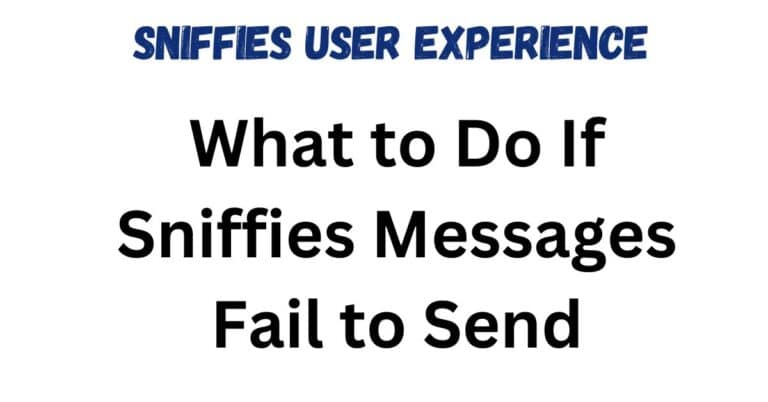 What to Do If Sniffies Messages Fail to Send